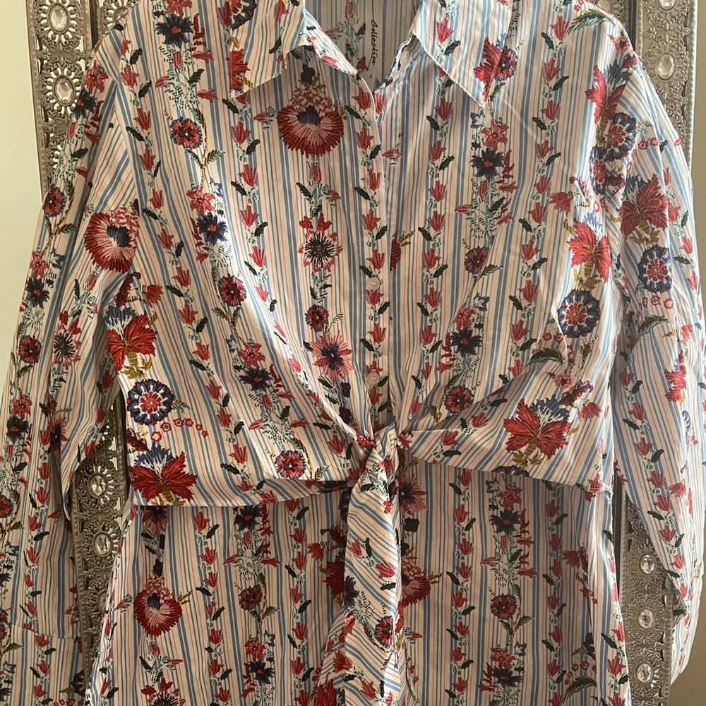 Long floral tunic